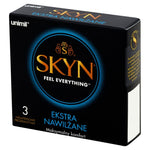Prezervative Skyn ​​Extra Lubricate fără latex, pachet de 3