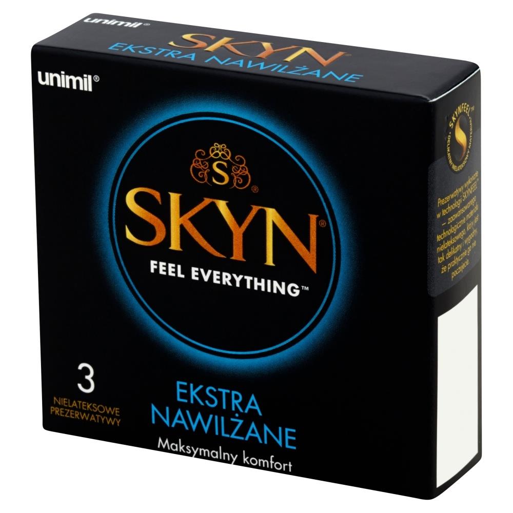 Prezervative Skyn ​​Extra Lubricate fără latex, pachet de 3