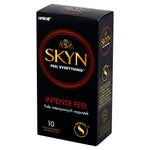 Prezervative SKYN Intense Feel, stimulatoare, lubrifiate, fără latex, 10 buc.