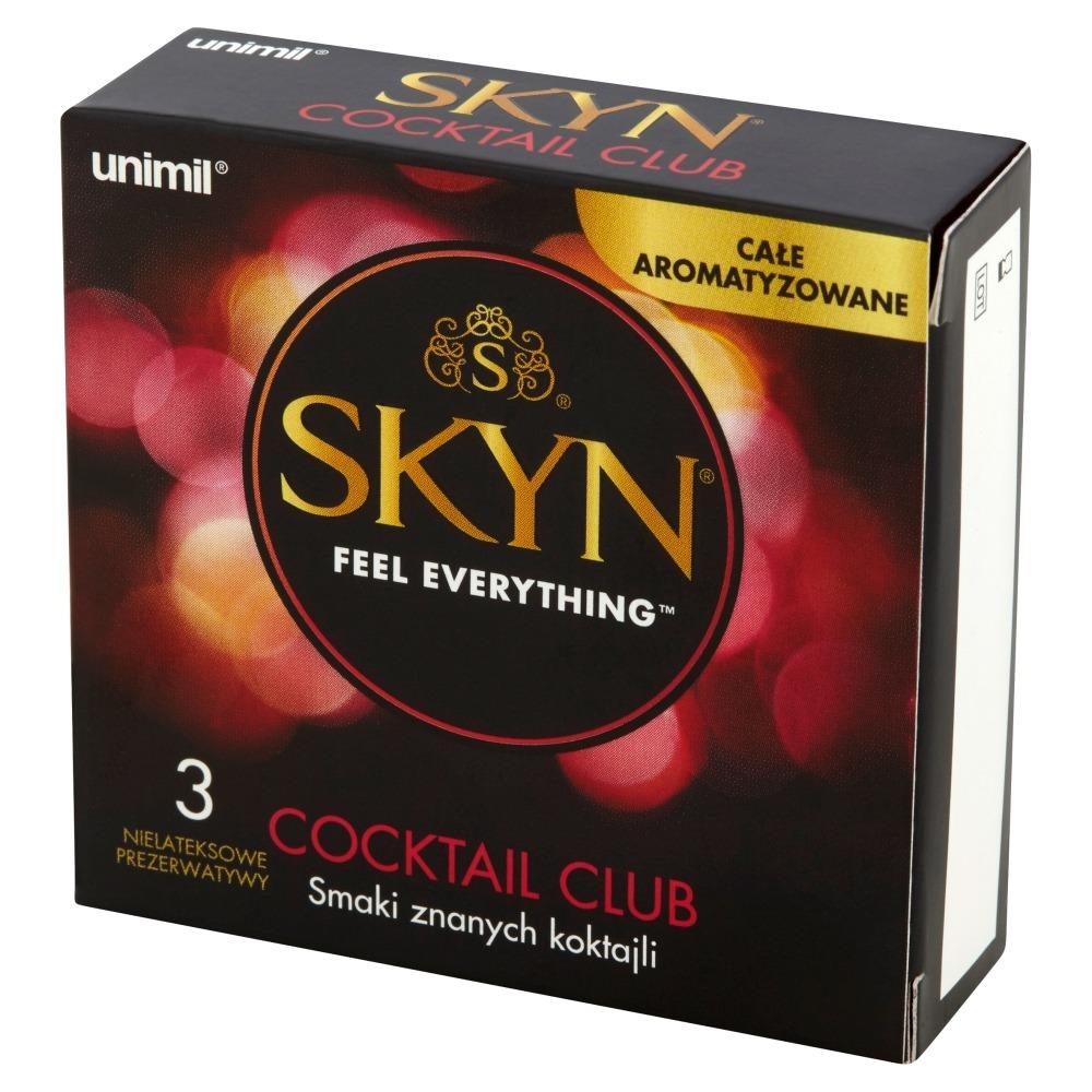 Prezervative SKYN Cocktail Club cu 3 arome, fără latex