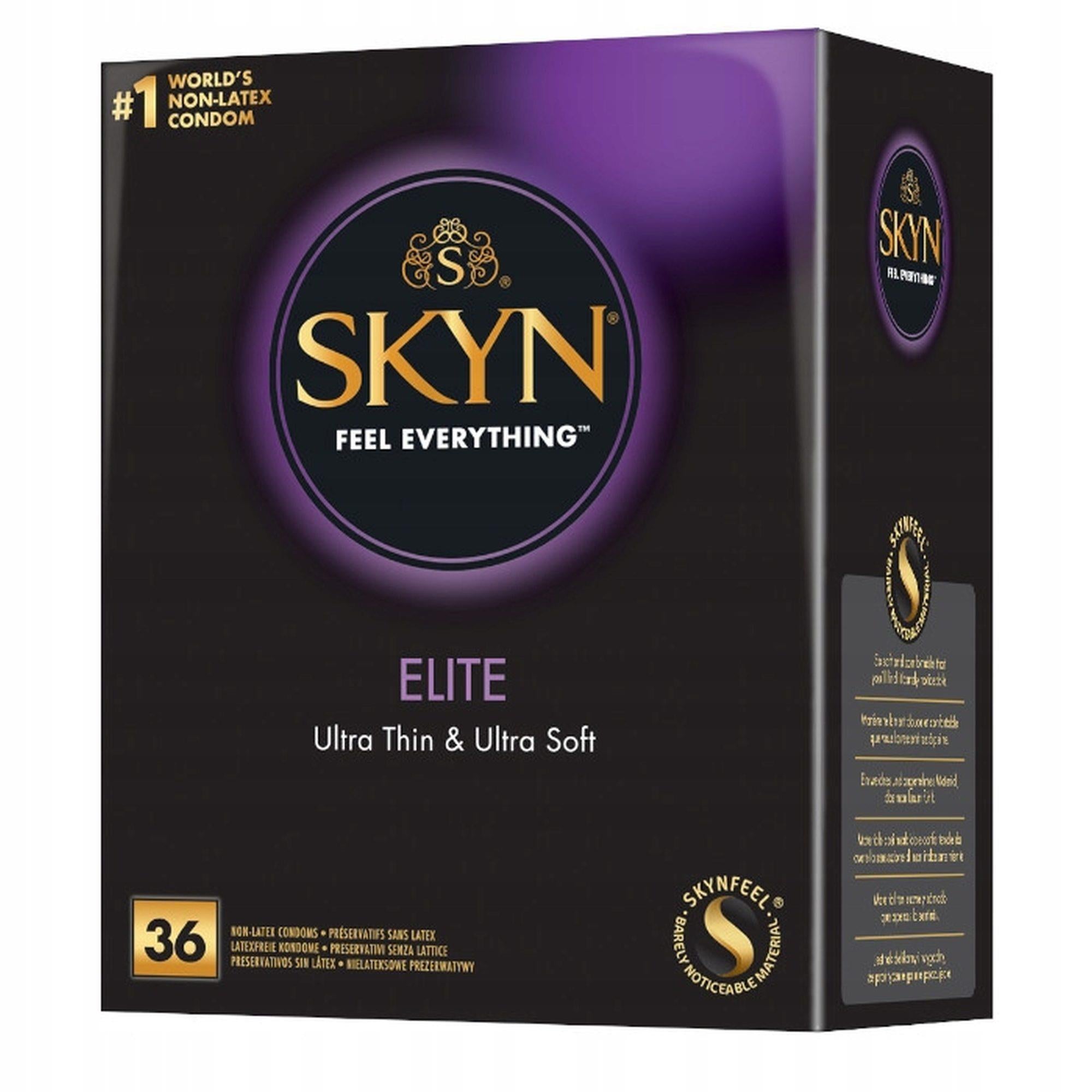 Prezervative SKYN Elite fără latex, 36 bucăți