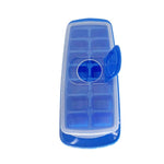 Forma pentru cuburi de gheata Flippy, 14 cuburi, reutilizabil, plastic alimentar, cu capac, orificiu umplere,