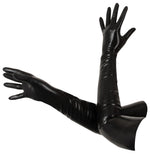 Mănuși Late X din latex, lungime până la cot, mărime mică