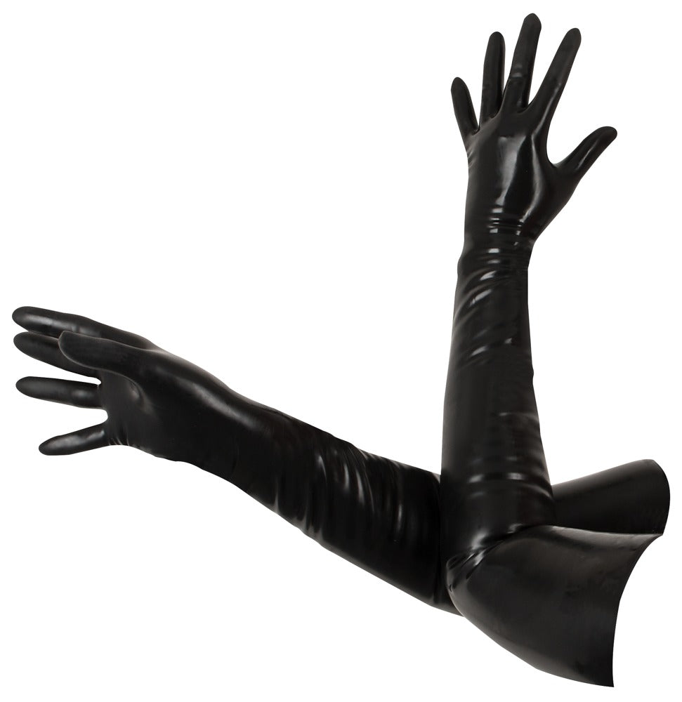 Mănuși Late X din latex, lungime până la cot, mărime mică