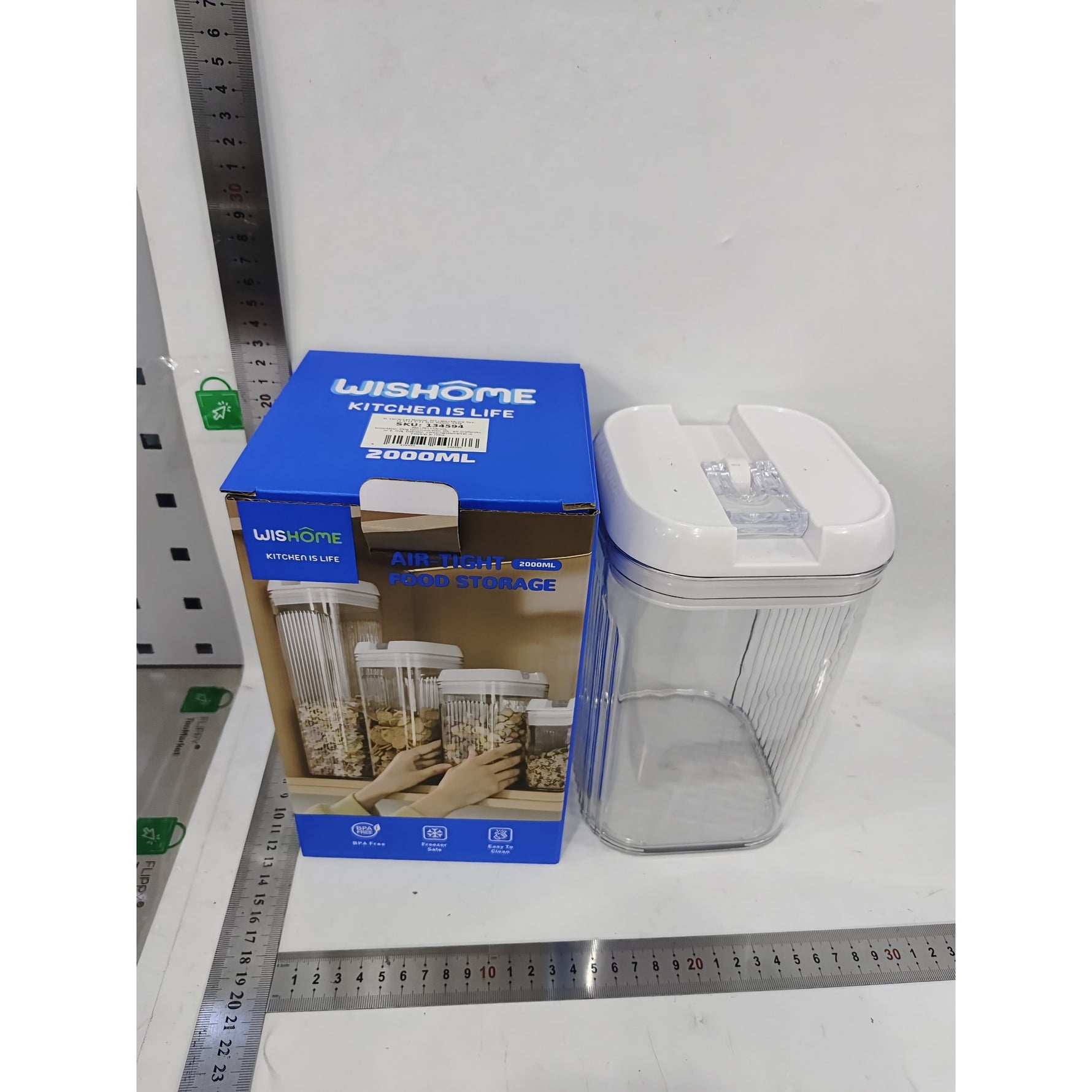 Cutie de Depozitare Alimente, Flippy, Cutie pentru Bucatarie, Cutie pentru Condimente, din PET ABS Silicon, 12.5 x 12.5