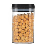 Cutie de Depozitare Alimente, Flippy, tip Container, 2L, Recipiente pentru Cereale in Bucatarie, Transparente cu Capac