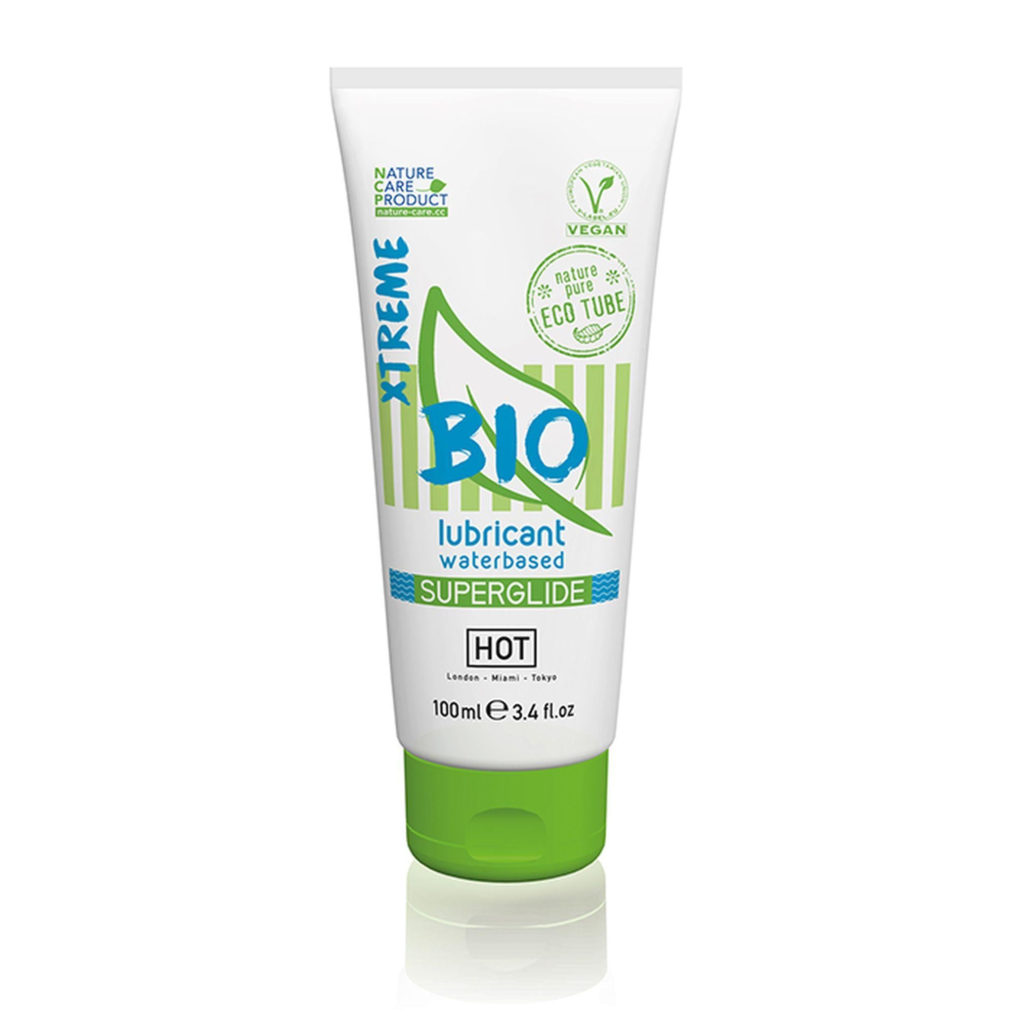 Lubrifiant organic pe bază de apă Hot Superglide Xtreme 100 ml