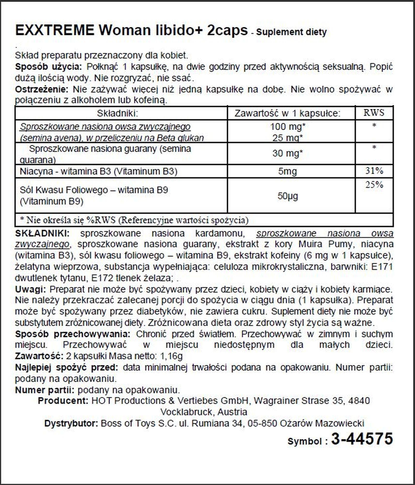 Capsule eXXtreme Libido pentru femei fierbinți