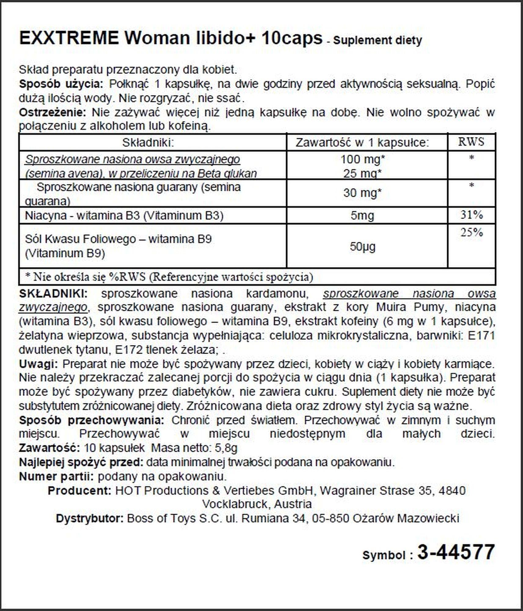 Capsule eXXtreme Libido pentru femei fierbinți