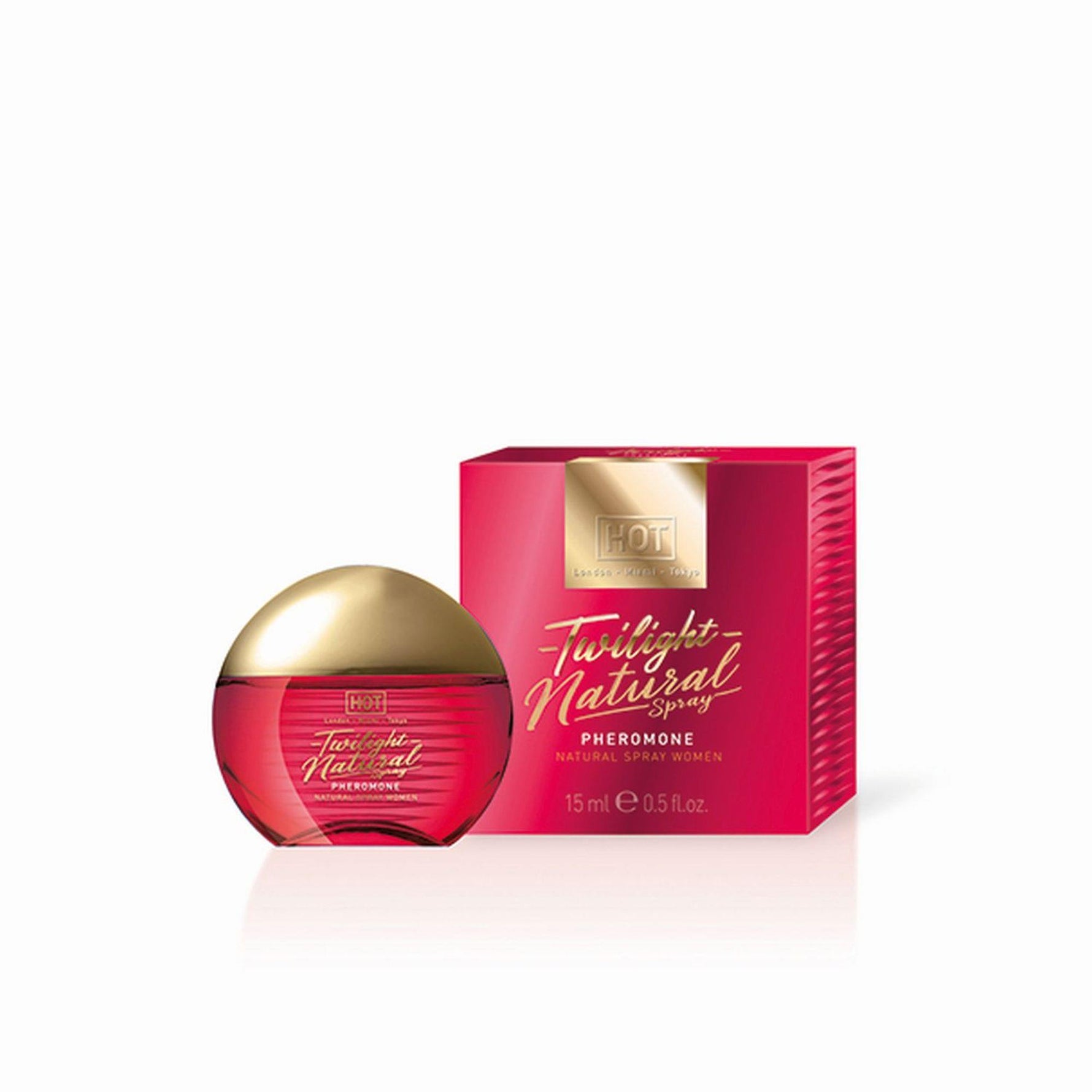 Spray cu feromoni Hot Twilight, natural, fără parfum, pentru femei, 15 ml