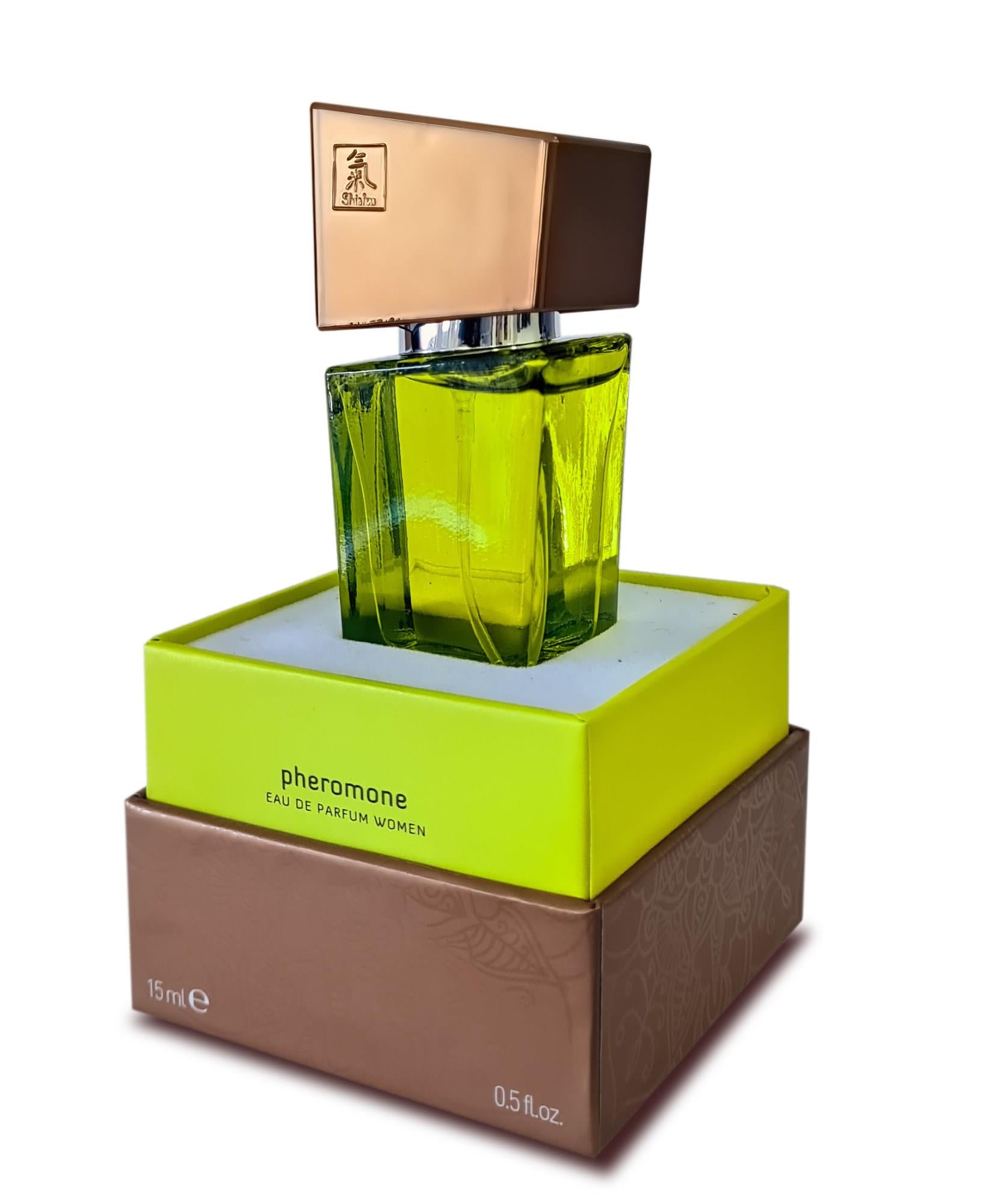 Parfum cu feromoni shiatsu pentru femei, lime, 15 ml