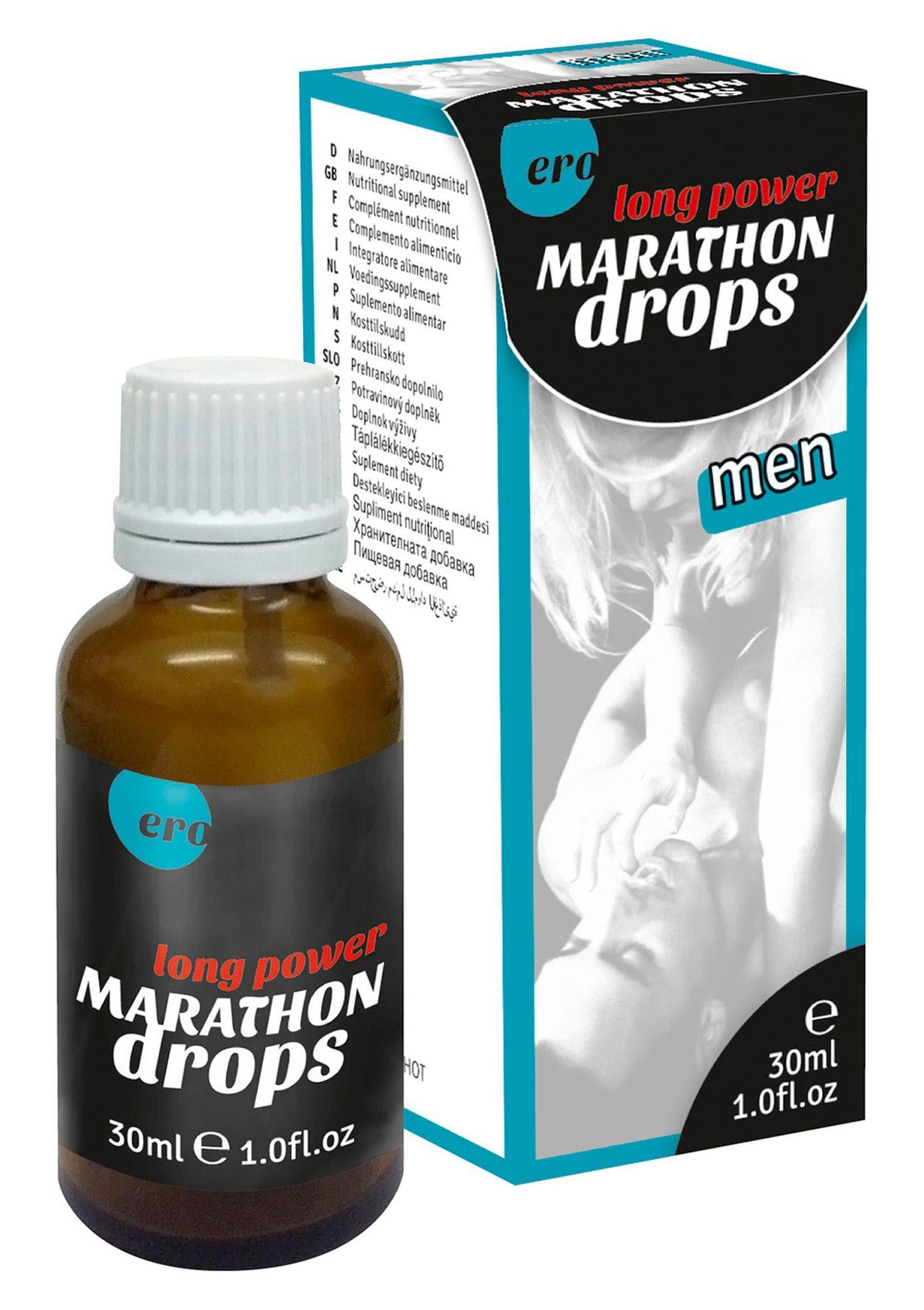 Picături de întârziere pentru bărbați Marathon Hot 30 ml