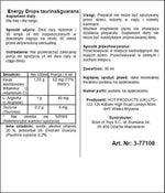 Picături energizante cu taurină și guarana calde 30ml