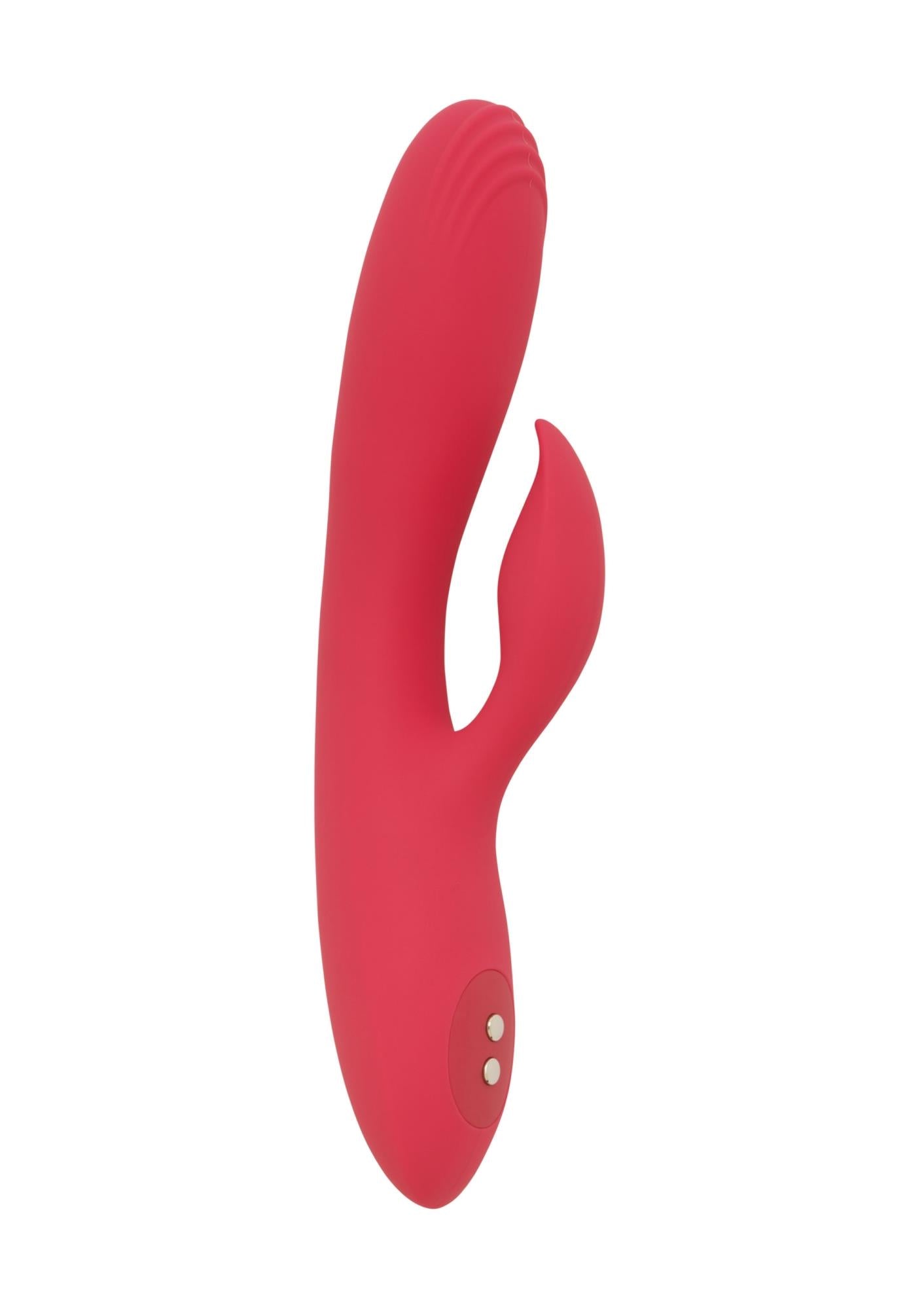 Vibrator iepure ToyJoy din silicon roz USB 21 cm