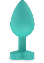 Dop anal din silicon Fundul tău e al meu ToyJoy verde 8,5 cm