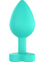 Dop anal din silicon Fundul tău e al meu ToyJoy verde 8,5 cm