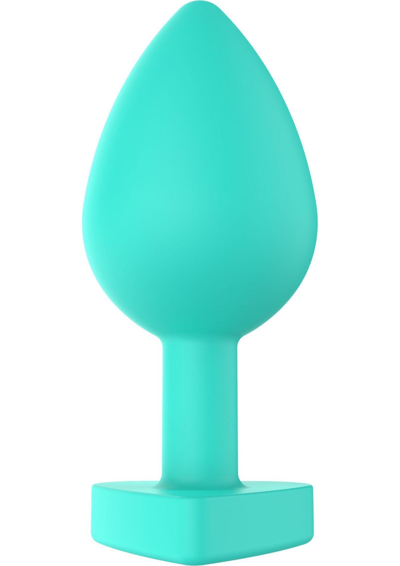 Dop anal din silicon Fundul tău e al meu ToyJoy verde 8,5 cm
