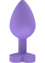 Plug anal din silicon Secret Entrance ToyJoy Violet 8,5 cm