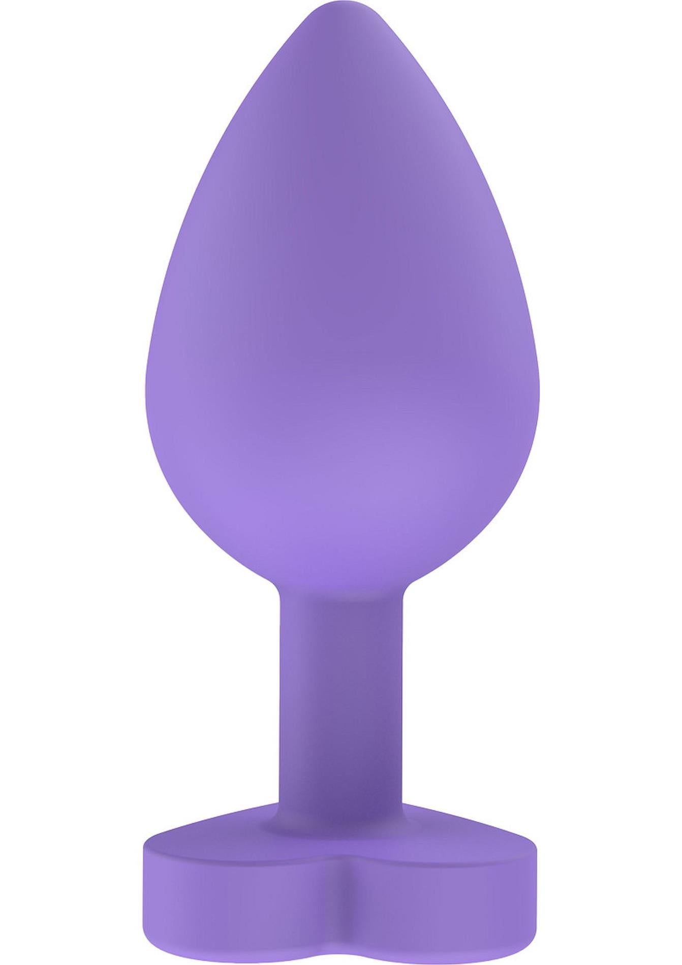 Plug anal din silicon Secret Entrance ToyJoy Violet 8,5 cm