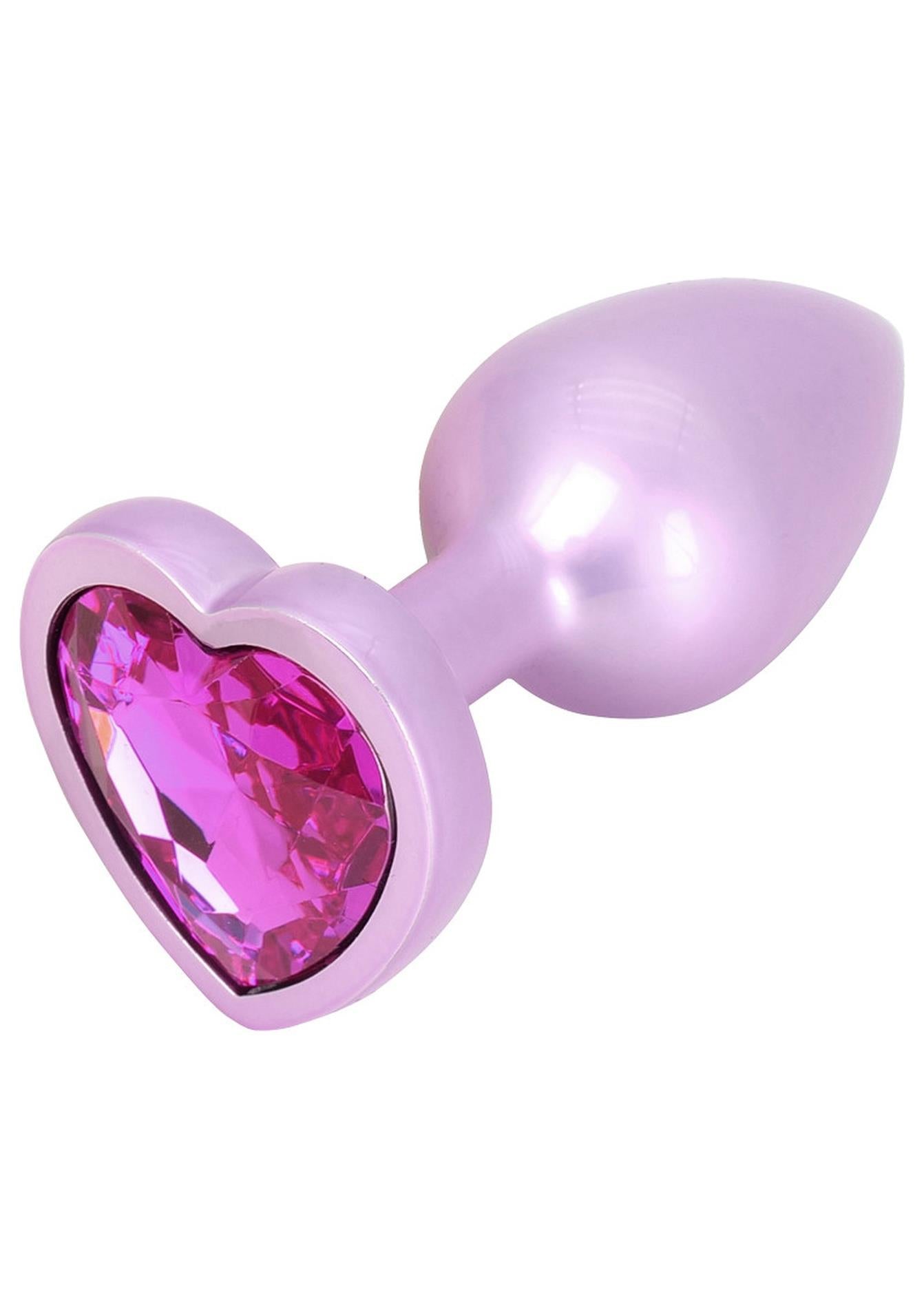 Dop anal din aluminiu Toyjoy Happiness Time To Shine, roz, 7 cm