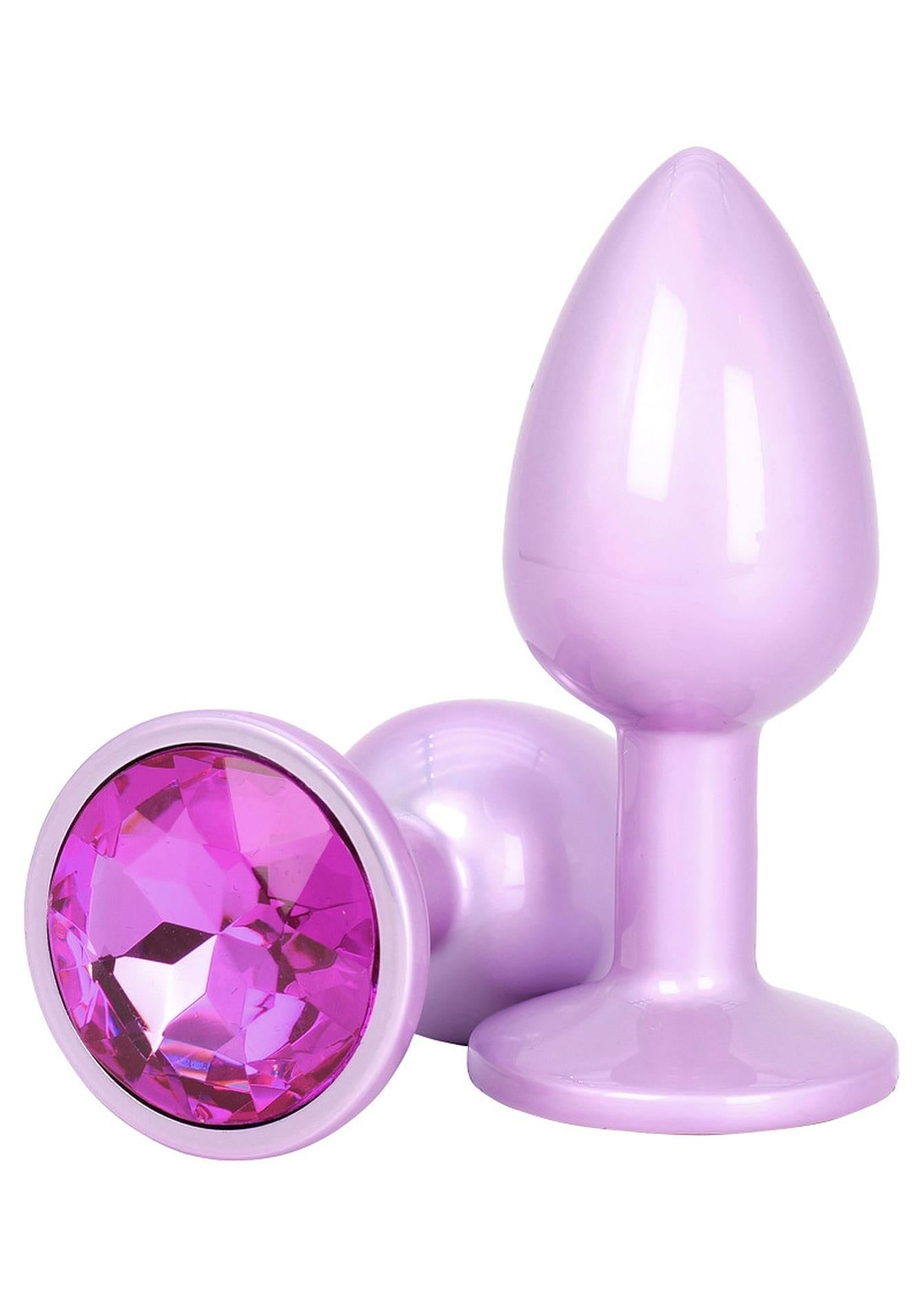 Dop anal ToyJoy Happiness Shine Like A Star, roz, 7 cm