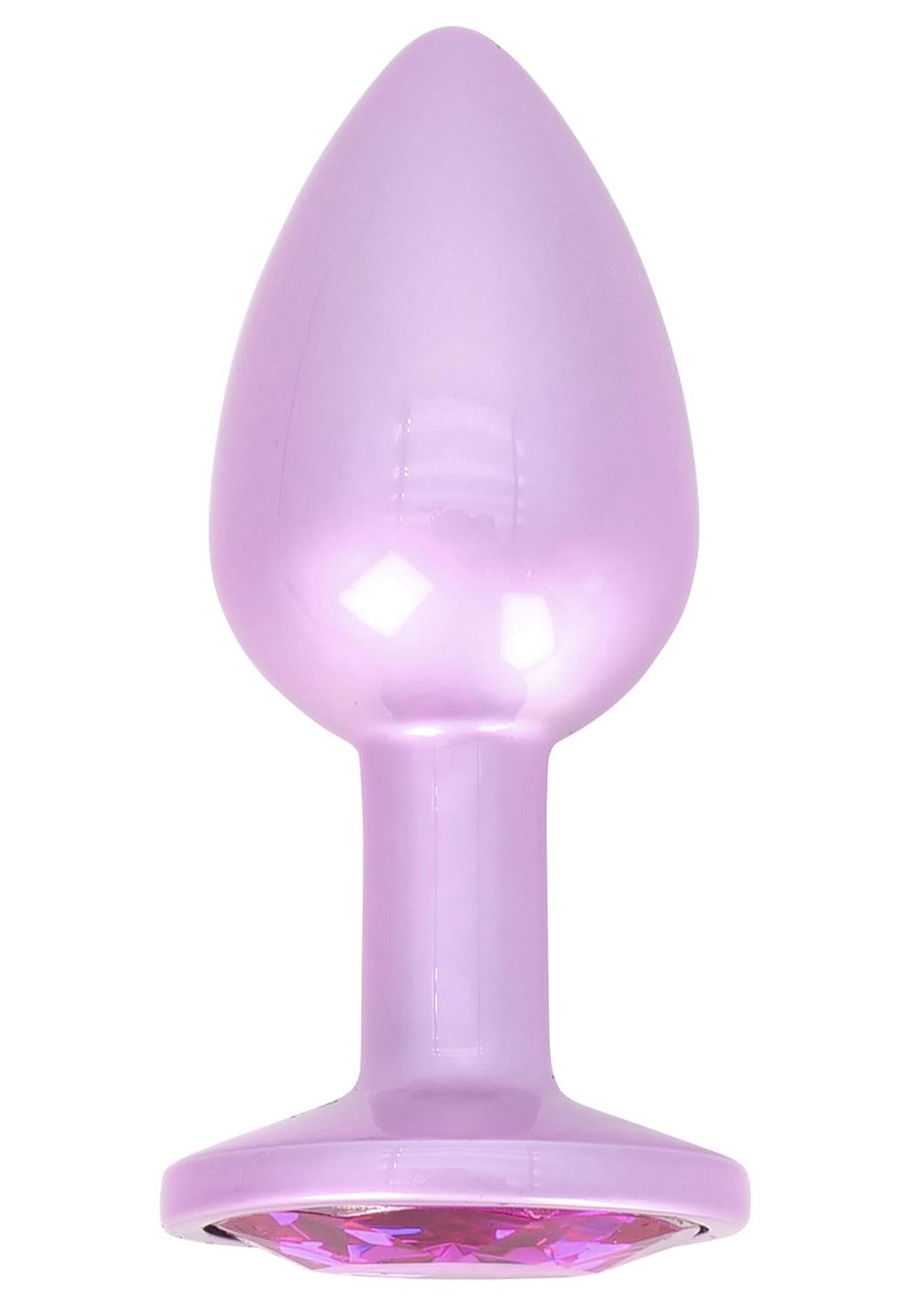 Dop anal ToyJoy Happiness Shine Like A Star, roz, 7 cm