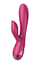 Vibrator Xocoon Endless Love din silicon, model iepuraș, 19 cm, roz