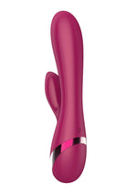 Vibrator Xocoon Endless Love din silicon, model iepuraș, 19 cm, roz