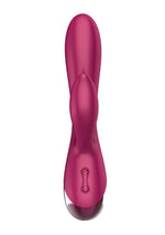 Vibrator Xocoon Endless Love din silicon, model iepuraș, 19 cm, roz