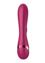 Vibrator Xocoon Endless Love din silicon, model iepuraș, 19 cm, roz
