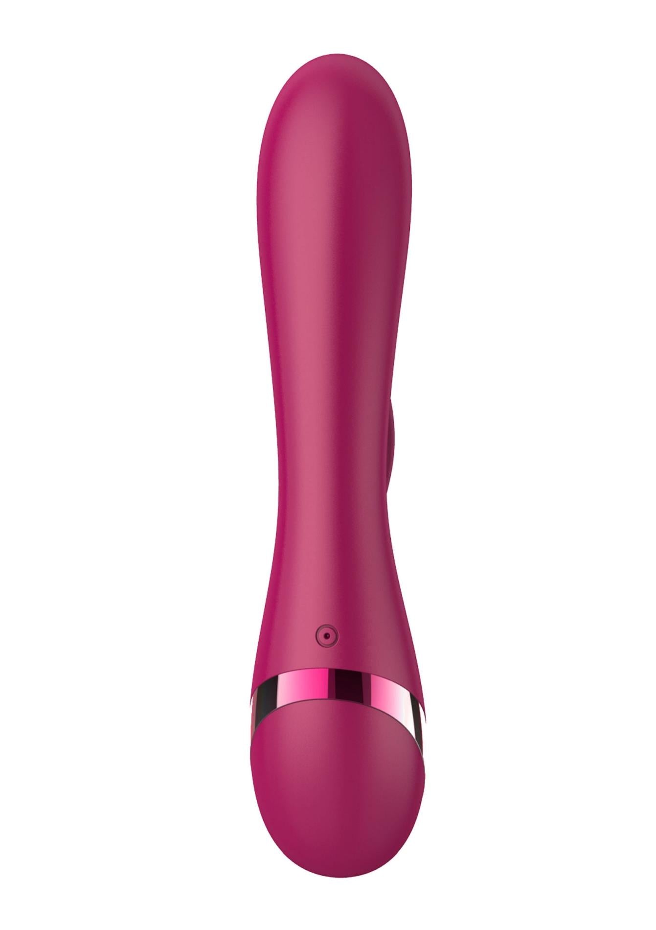 Vibrator Xocoon Endless Love din silicon, model iepuraș, 19 cm, roz