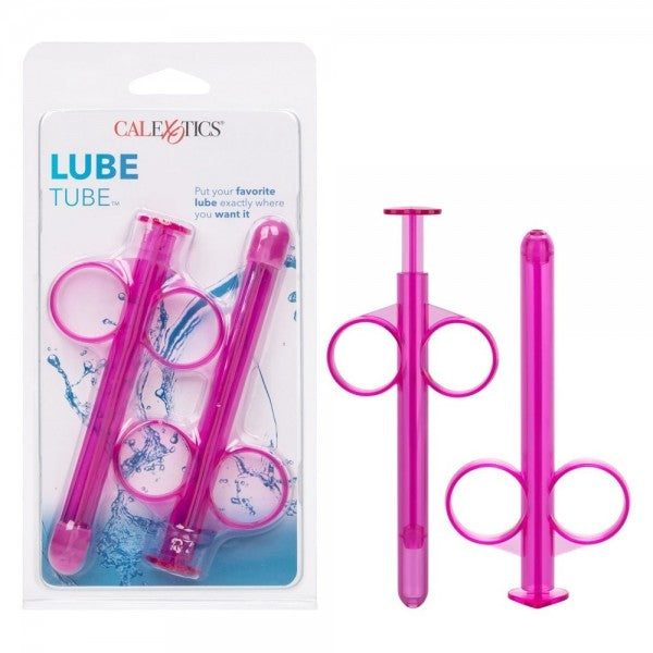 Seringă lubrifiantă roz Calexotics 2 buc 8 cm