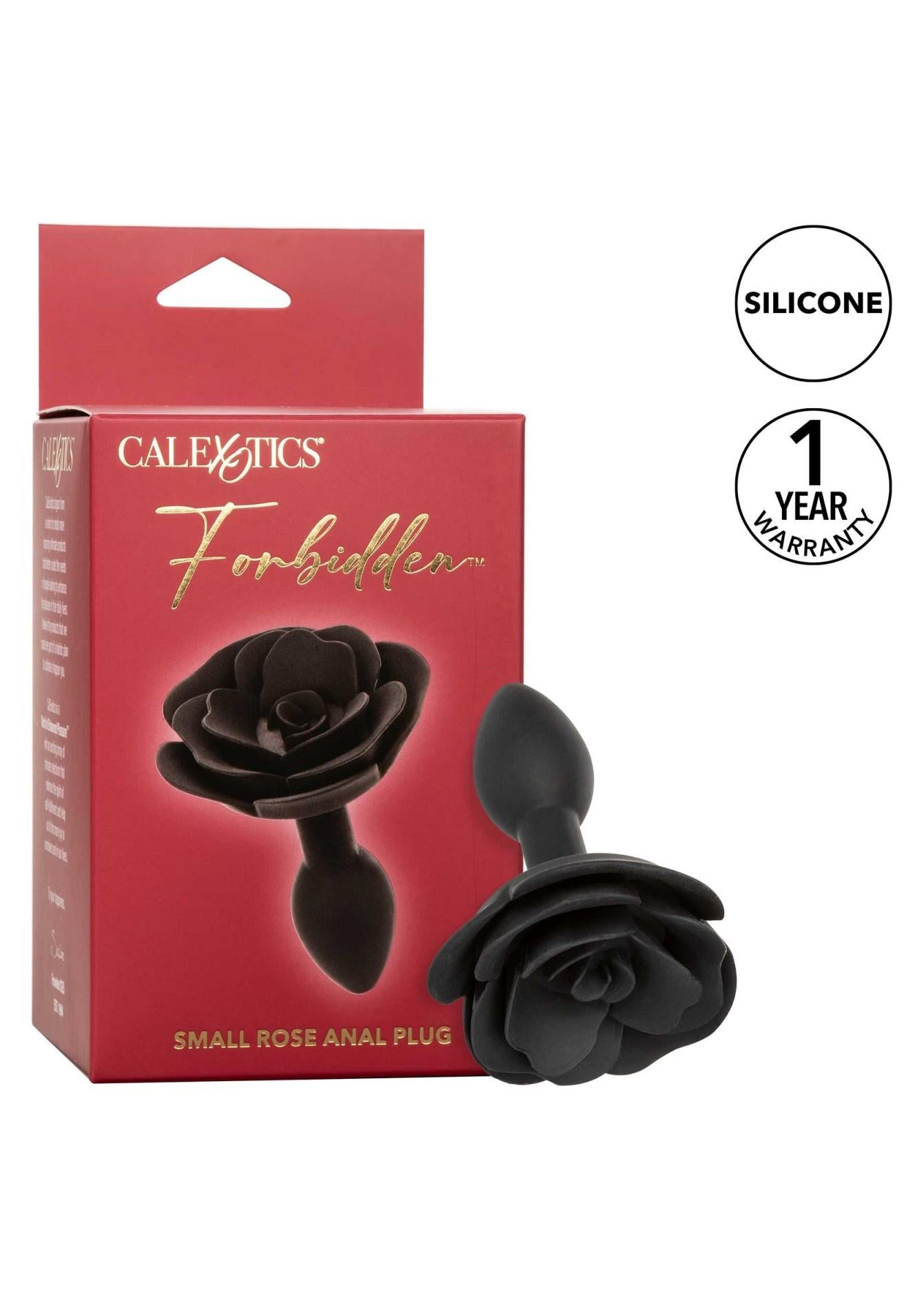 Dop anal din silicon Calexotics Small Rose Black