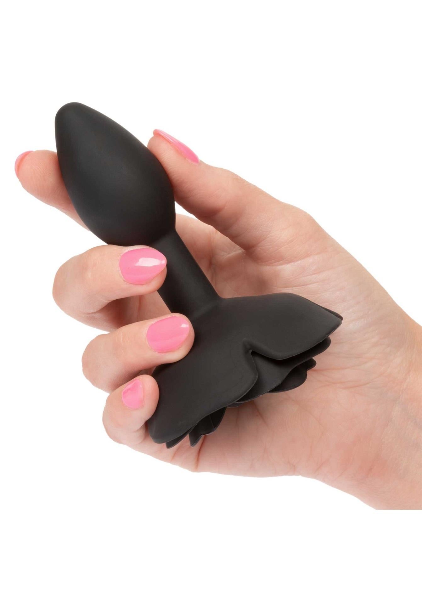 Dop anal din silicon Calexotics Small Rose Black