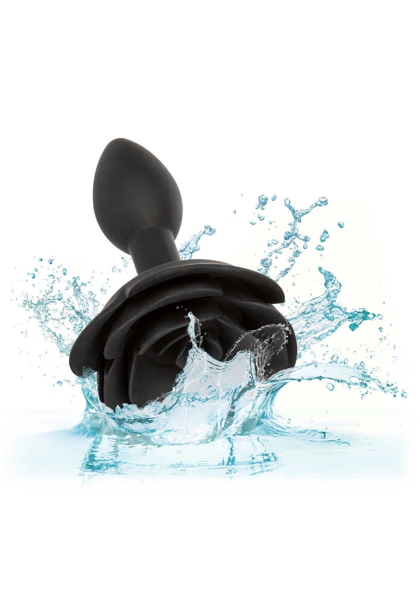 Dop anal din silicon Calexotics Small Rose Black