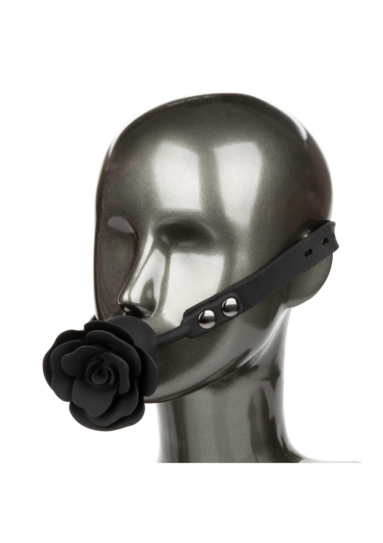 Calexotics Băutură detașabilă cu bilă Rose, silicon negru, 4,5 cm