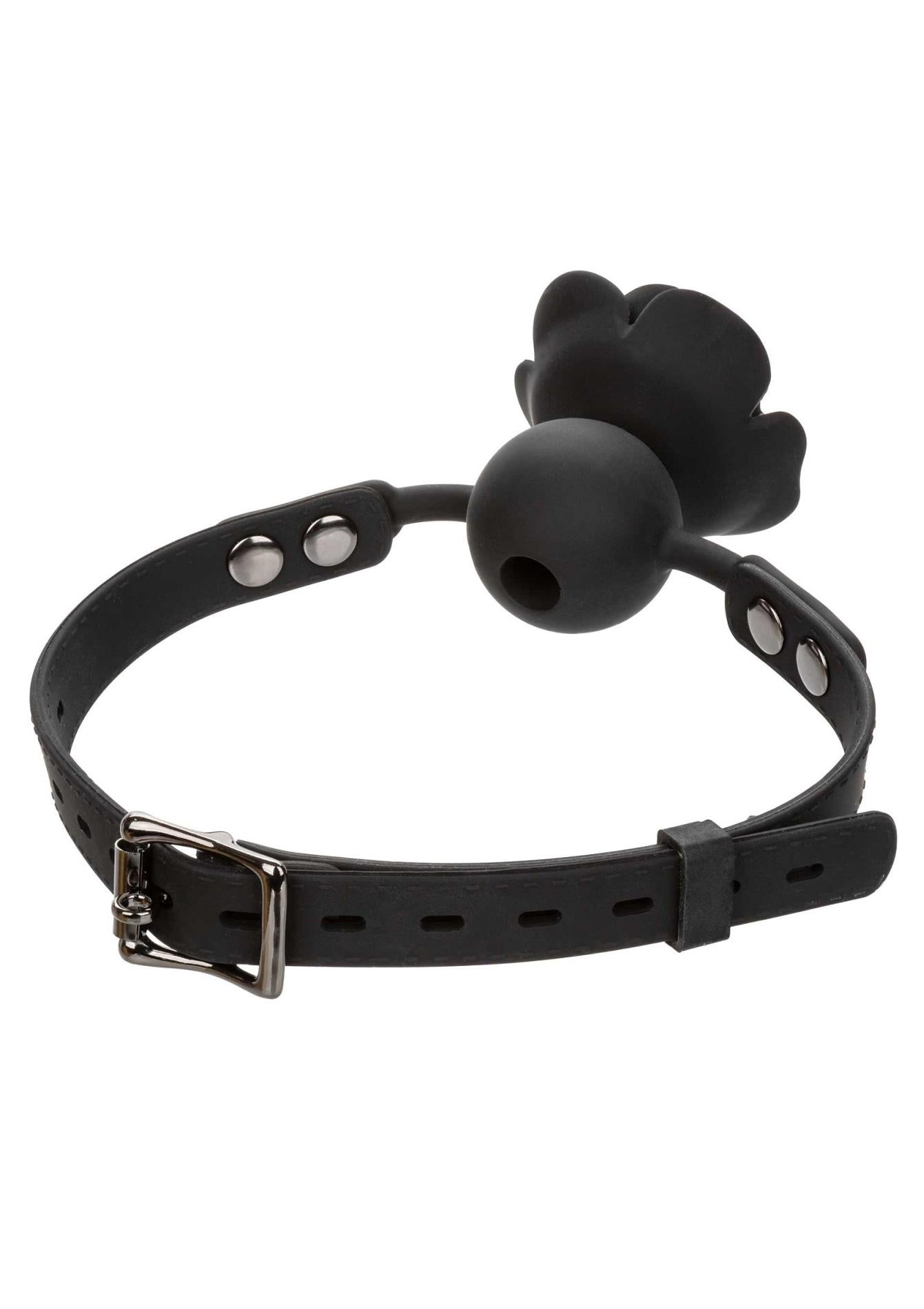 Calexotics Băutură detașabilă cu bilă Rose, silicon negru, 4,5 cm