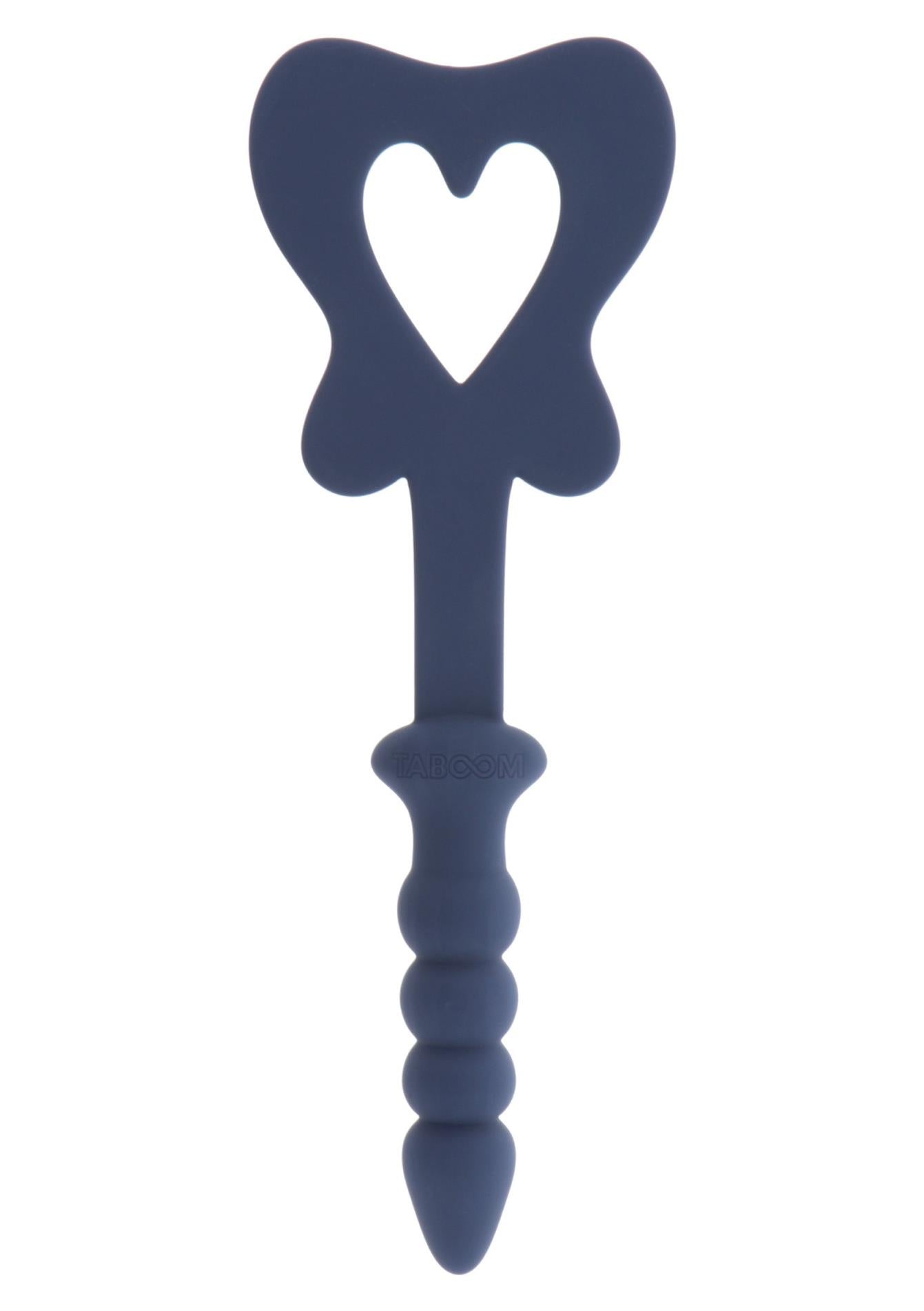Plutitor anal din silicon Taboom, albastru, 29 cm