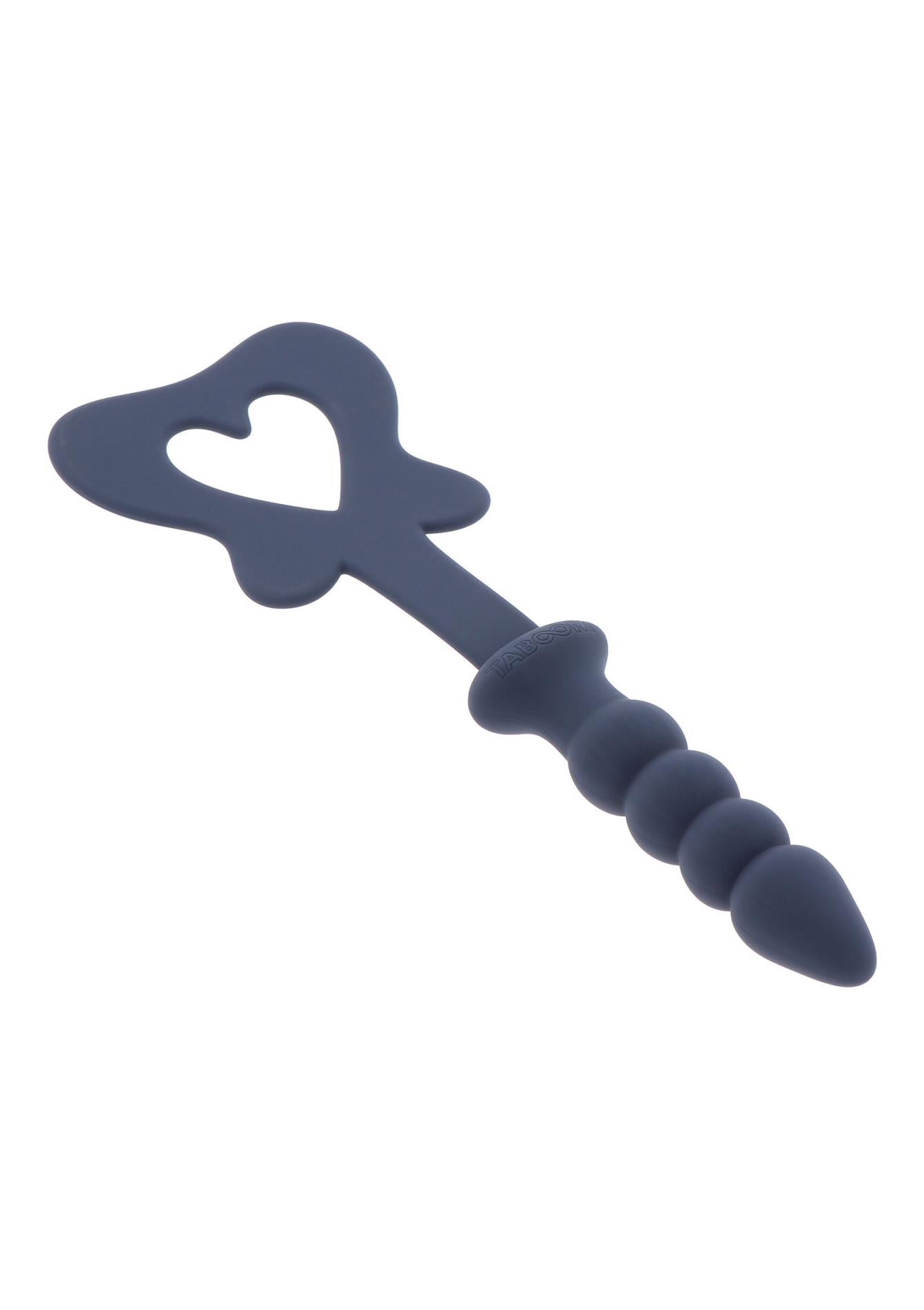 Plutitor anal din silicon Taboom, albastru, 29 cm