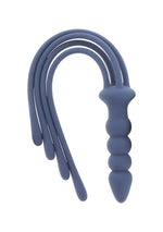 Bici Taboom din silicon cu dop anal, albastru, 38 cm