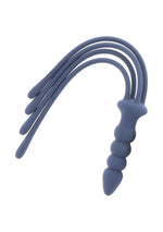 Bici Taboom din silicon cu dop anal, albastru, 38 cm