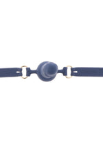 Taboom gag din silicon cu penis albastru 60 cm
