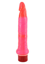 Vibrator anal cu jeleu roz Seven Creations 20 cm