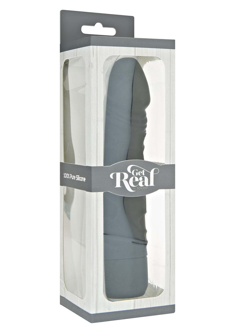 Vibrator realist din silicon ToyJoy Classic, negru