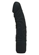 Vibrator realist din silicon ToyJoy Classic, negru