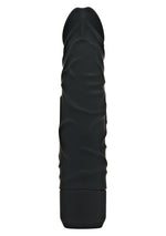 Vibrator realist din silicon ToyJoy Classic, negru
