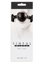 Căciulă reglabilă cu bilă neagră NS Novelties 61 cm