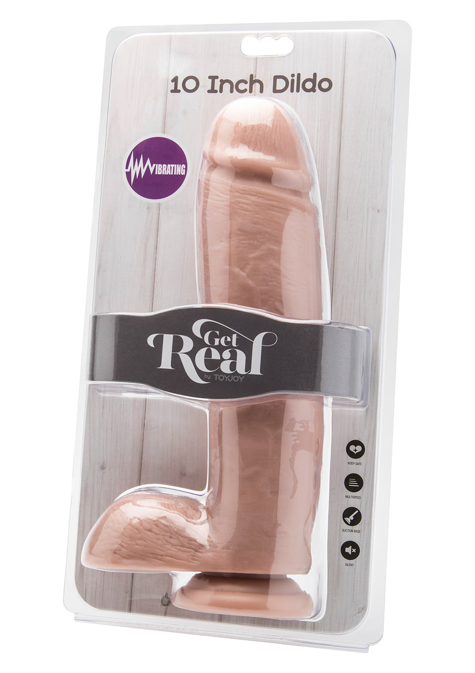 Vibrator ToyJoy Egg Dildo 25,5 cm ușor