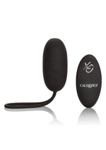 Ou vibrant Calexotics cu telecomandă, silicon, negru