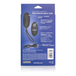 Ou vibrant Calexotics cu telecomandă, silicon, negru